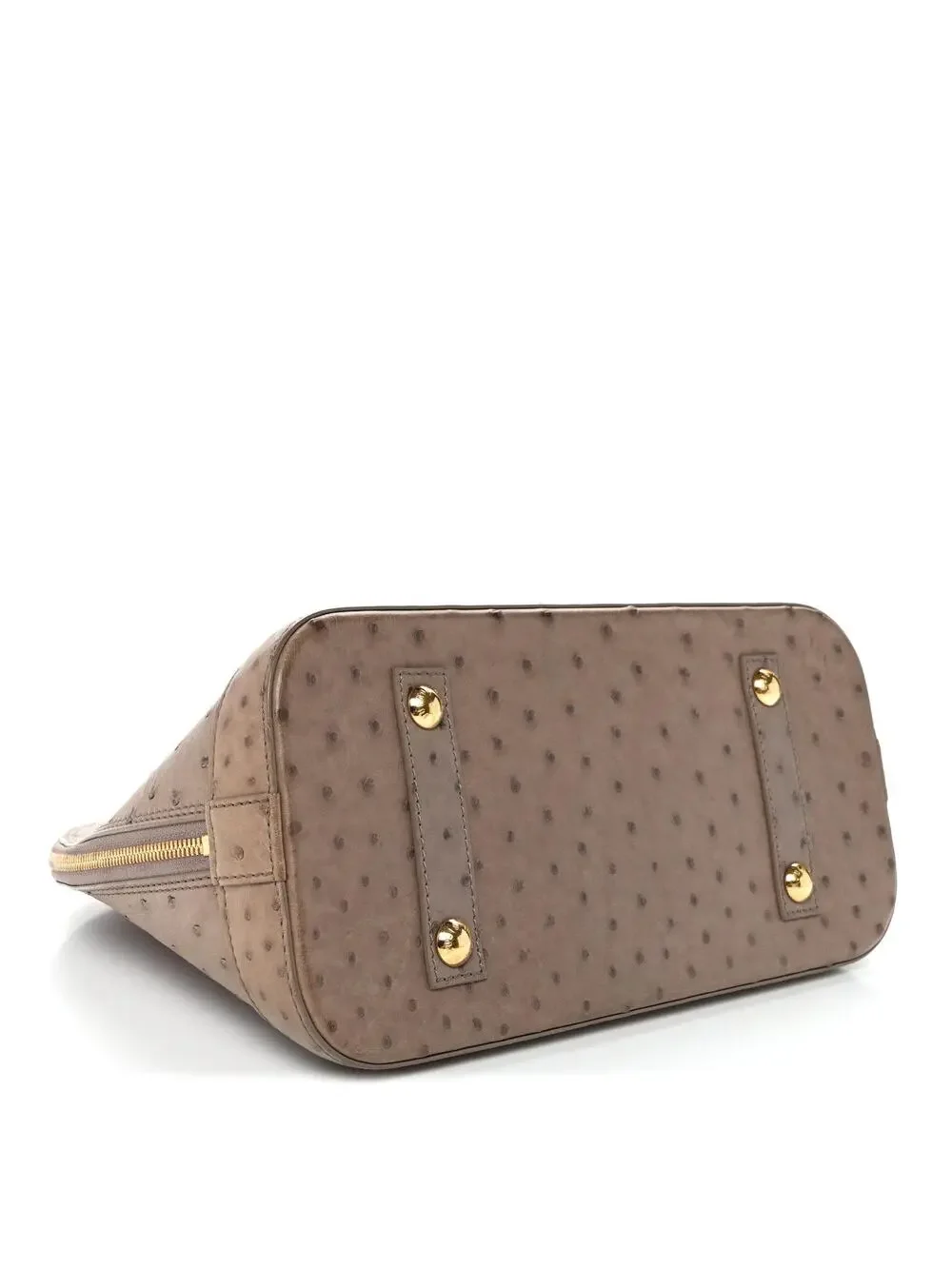 Louis Vuitton Ostrich Alma Pm Gris #291072L39B